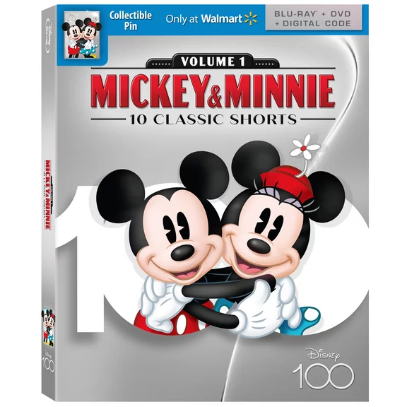 Mickey & Minnie - Disney100 Edition DX Daily Store Exclusive (Blu-ray   DVD   Digital Code)