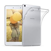 kwmobile Crystal TPU Cover Compatible with Samsung Galaxy Tab A 8.0 (2019) - Mobile Cell Phone Case - Transparent
