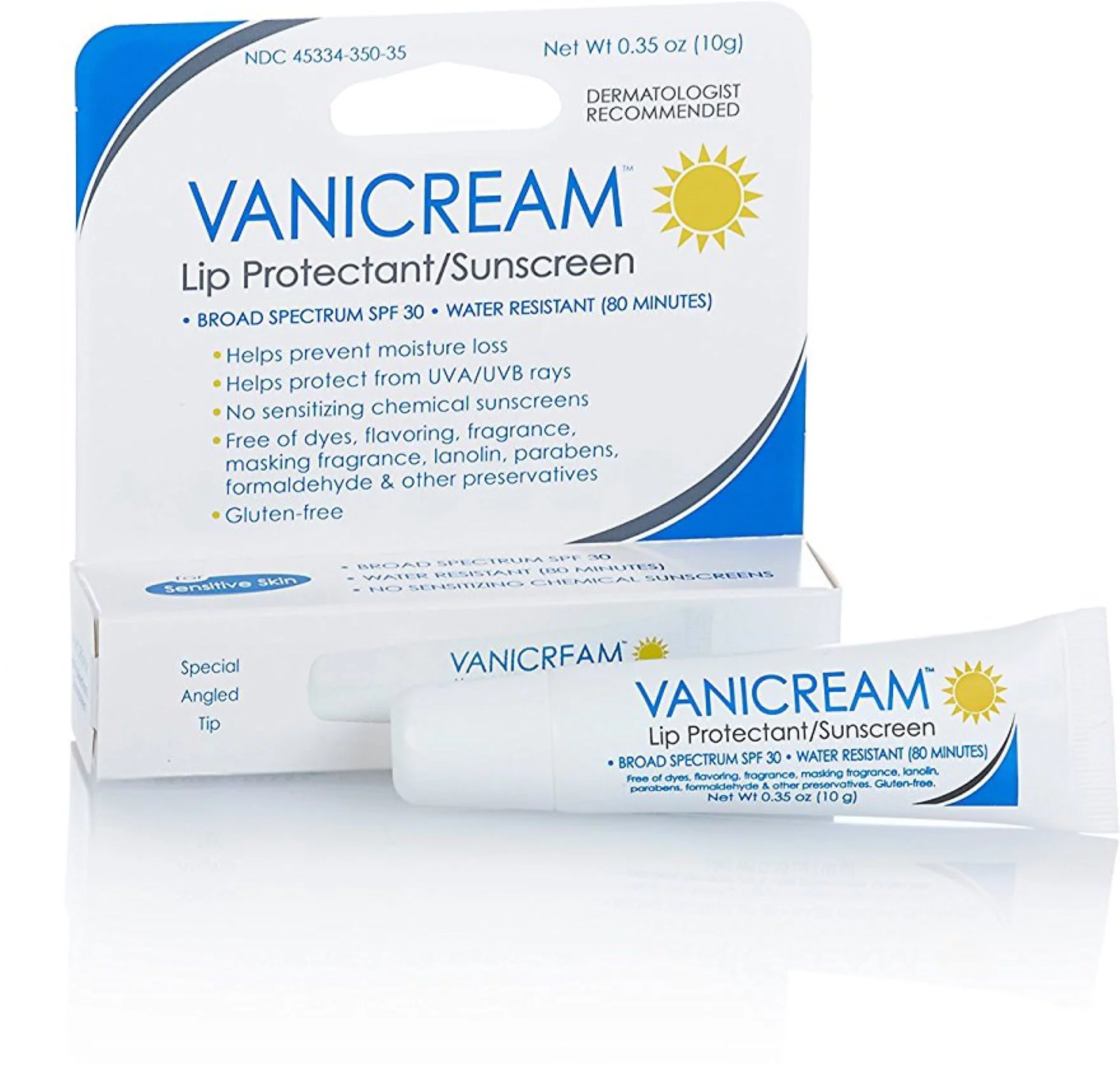 Vanicream SPF 30 Lip Protectant 0.35 oz