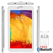 Indigi 7" GSM Unlocked 4G LTE SmartPhone 2-in-1 Android 9.0 Tablet PC + Bluetooth Included(Grey)