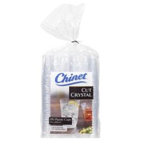 Chinet Cut Crystal Plastic Cup, Clear, 10 oz, 150-count