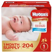 Huggies Little Snugglers Diapers Size 1 -204 ct. (Up to 14 lbs.)