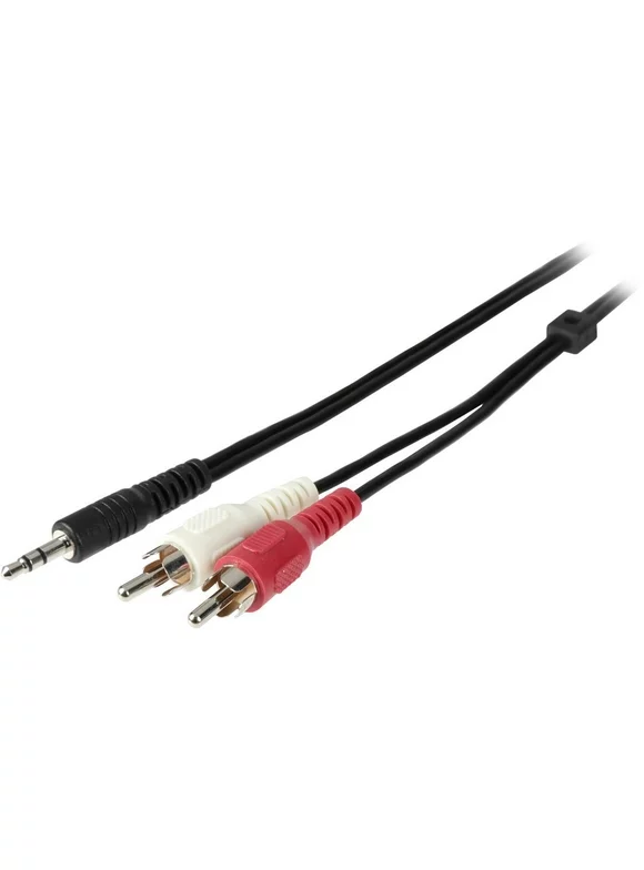 Tripp Lite P314-006 Audio Y Splitter Adapter 3.5MM Plug/2 RCA Plugs