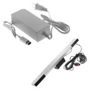 Infrared Wired Sensor Bar AC Power Adapter For Nintendo Wii