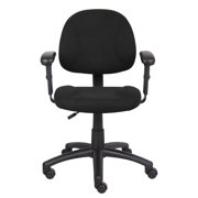 Boss Office & Home Beyond Basics Adjustable Office Task Chair with Adjustable Arms, Multiple Colors