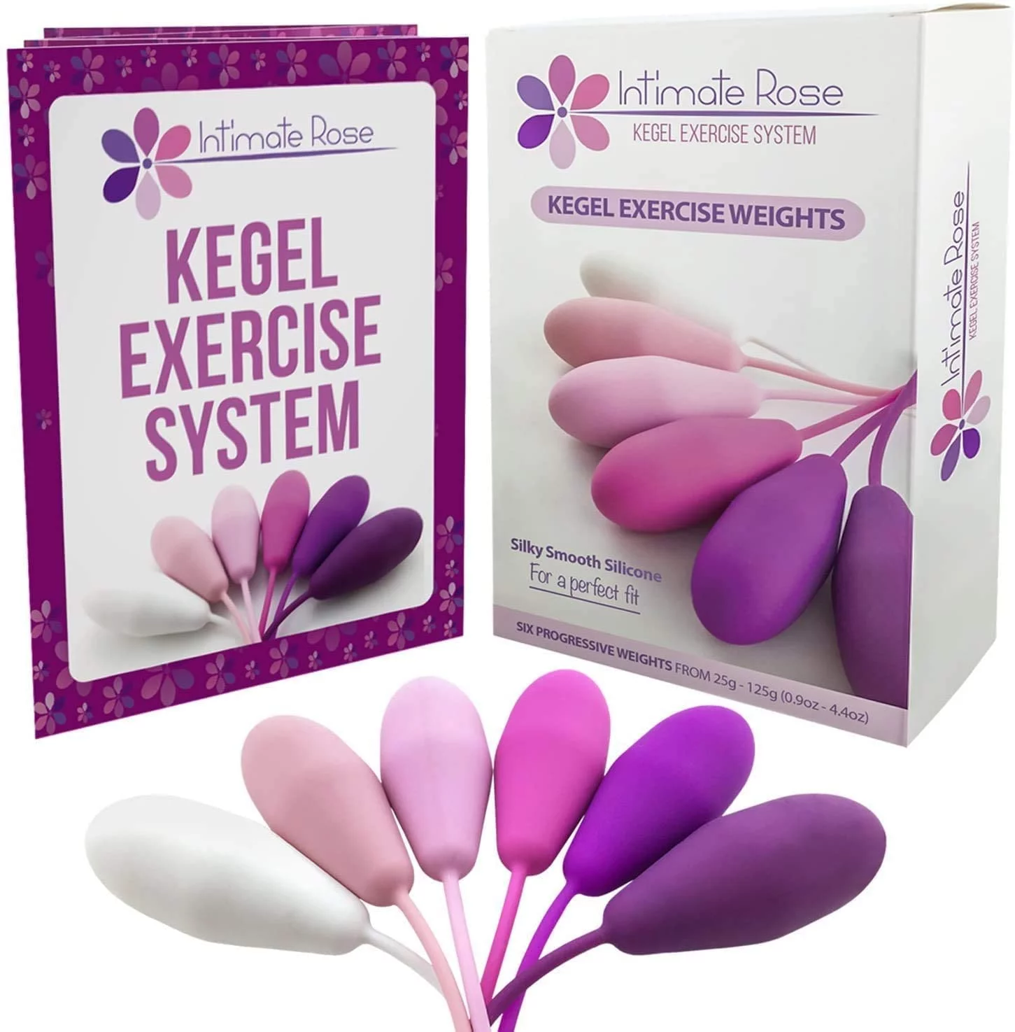 Intimate Rose Kegel Exercise System - Pelvic Floor Exercises - Set of 6