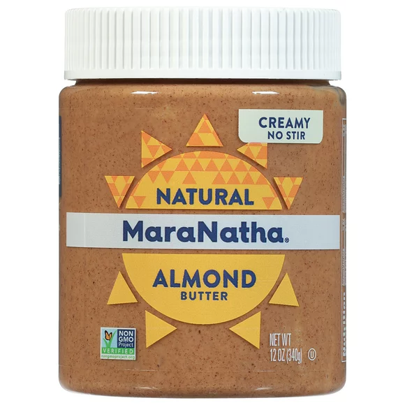 MaraNatha Natural Creamy California Almond Butter, 12 oz