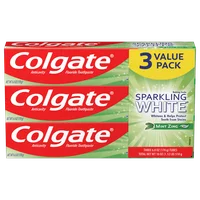 Colgate Sparkling White Mint Zing 6 oz. Toothpaste, 3 Pack