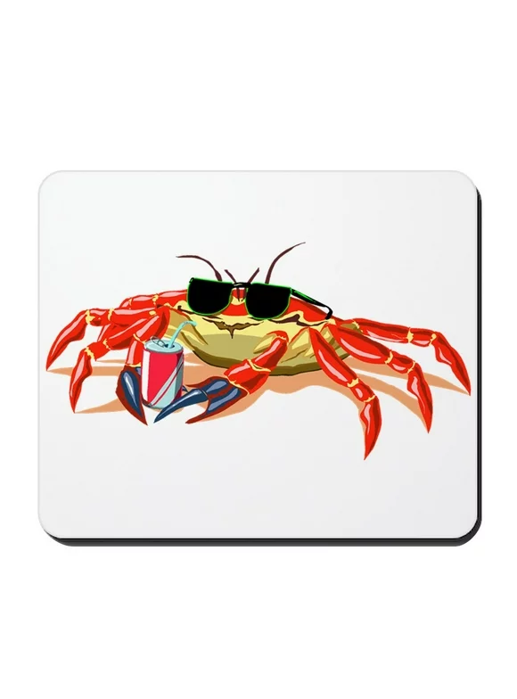 CafePress - Cool Cancer Crab Mousepad - Non-slip Rubber Mousepad, Gaming Mouse Pad