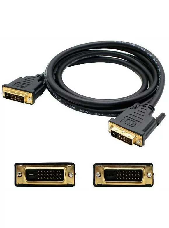 AddOn DVID2DVIDDL6F 6.0ft DVI M/M Black Cable