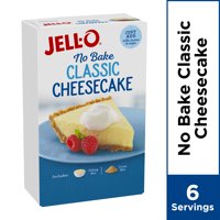 (4 Pack) Jell-O No Bake Real Cheesecake Dessert Mix, 11.1 oz Box