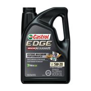 Castrol EDGE High Mileage 5W-20 Advanced Full Synthetic Motor Oil, 5 Quarts