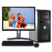 Dell Optiplex Desktop PC Tower Windows 10 Intel Core 2 Duo Processor 4GB Ram 80GB Hard Drive DVD Wifi with a 17" Monitor -Refurbished Computer with Extended Care 3 Year Warranty