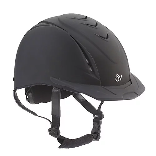 93ER Xx Sml Ovation Deluxe Lightweight Adjustable Horse Riding Schooler Helmet Black
