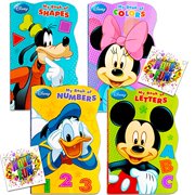 Disney Mickey Mouse "My First Books" -- Set of 4 Shaped Disney Mickey Mouse
