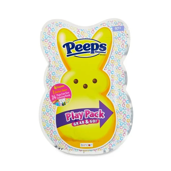 Bendon PEEPS® Play Pack with 8 Page Mini Coloring Book and Crayons