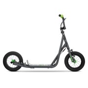 Mongoose Expo Scooter, 12-inch wheels, ages 6 and up, grey
