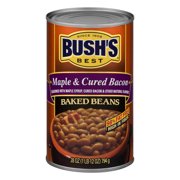 (4 Pack) BUSH'S Maple and Cured Bacon Baked Beans, 28 oz.