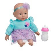 My Sweet Love Feed and Cuddle 12.5 Baby Doll, Light Skin Tone, Purple Outfit
