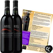 Ariel Cabernet Non-Alcoholic Red Wine Experience Bundle with Chromacast Pop Socket, Seasonal Wine Pairings & Recipes, 2 Pack