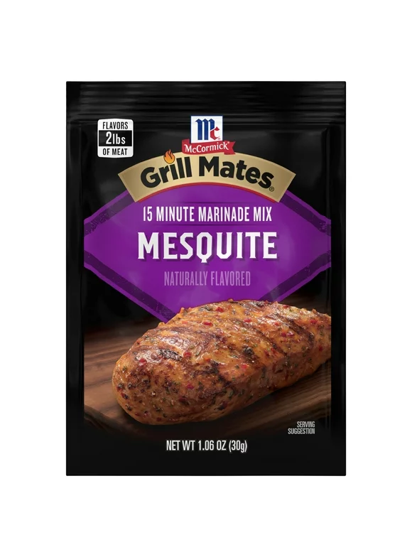 McCormick Grill Mates Mesquite Marinade, 1.06 oz Envelope