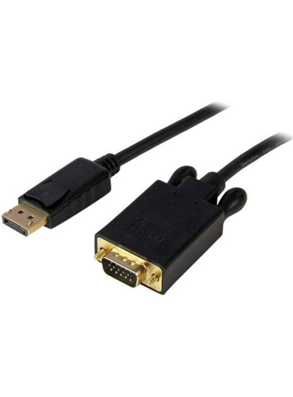 StarTech.com 6ft (1.8m) DisplayPort to VGA Cable, Active DisplayPort to VGA Adapter Cable, 1080p Video, DP to VGA Monitor Converter Cable