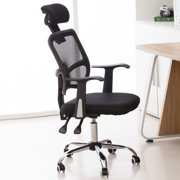 Ktaxon Ergonomic Mesh High Back Executive Computer Office Chair Black with Headrest New