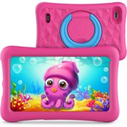 Vankyo MatrixPad Z1 Kids 7 inch tablet , 32GB ROM, Kidoz Pre Installed, IPS HD Display, WiFi, Android System, Kid-Proof Case, Pink