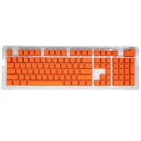 Eccomum 104 Keys Two-color Injection Molding PBT Keycap Set OEM Profile for Mechanical Keyboard Orange(Only Keycaps)