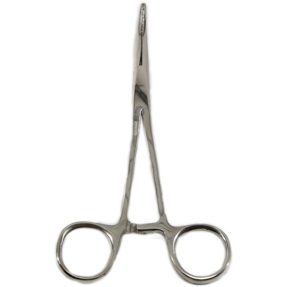 Cortland Fairplay 5-1/2" Curved Stainless Steel Forceps Fly Fishing Tool, 650695