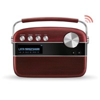 Saregama Carvaan 2.0 Portable Digital Music Player (with 20,000 Songs) (with WiFi, Cherrywood Red)