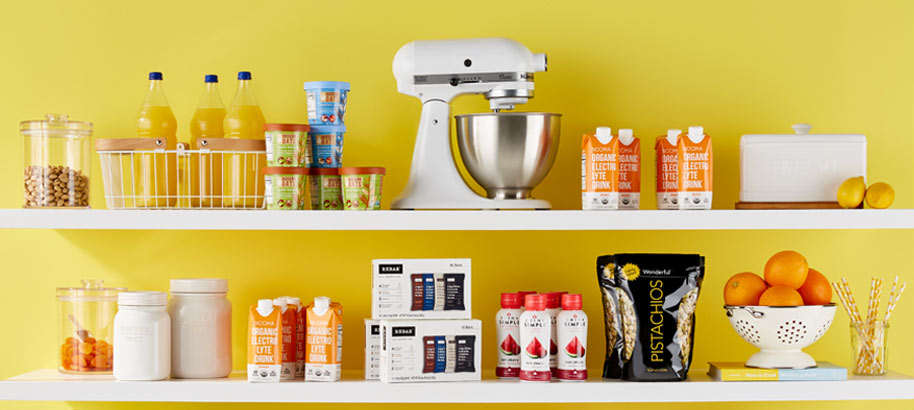 Pantry refresh. Pack your cupboards full of wholesome snacks, refreshing beverages, and more food staples. Shop now.