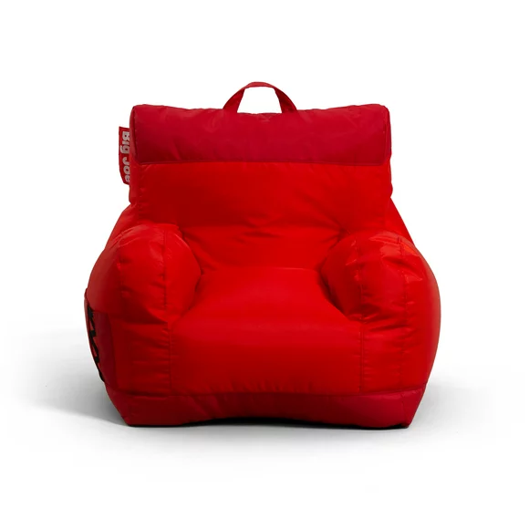 Big Joe Dorm Bean Bag Chair, Kids/Teens, Smartmax 3ft, Two Tone Red