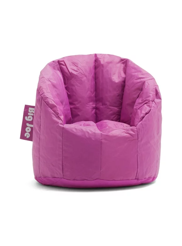 Big Joe Milano Kid's Bean Bag Chair, Smartmax 2ft, Pink Passion