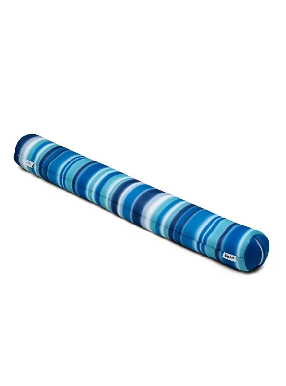 Big Joe Noodle No Inflation Needed Pool Float, Blurred Blue Double Sided Mesh, Quick Draining Fabric, Jumbo 4 feet