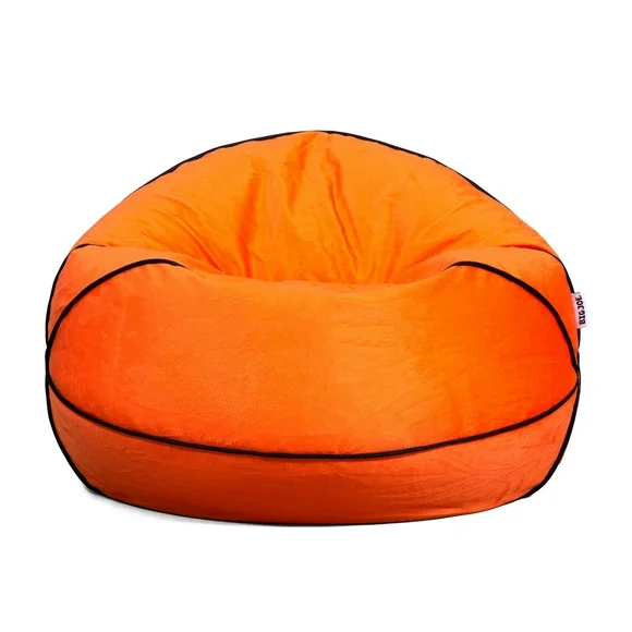 Big Joe Sports Ball Kids Bean Bag Chair, Basketball Plush, Soft Polyester, 2.5 feet