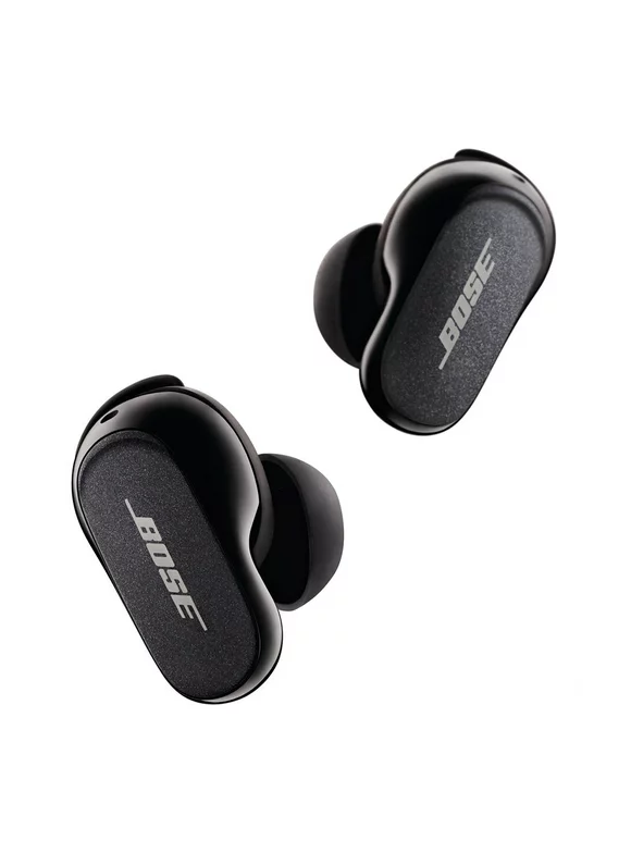 Bose QuietComfort Earbuds II, Noise Cancelling True Wireless Bluetooth Headphones, Black