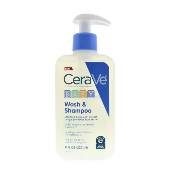 CeraVe Baby Wash & Shampoo 8oz/237ml