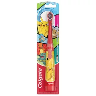 Colgate Kids Battery Toothbrush, Pokemon Toothbrush, 1 Pack, Child, Full Head
