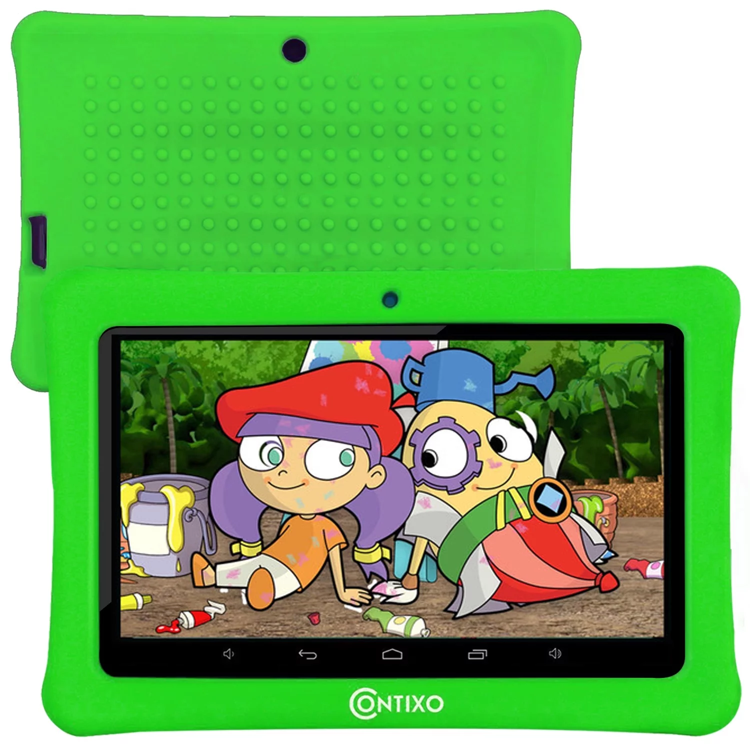 Contixo 7 Inch Kids Tablet with Wi-Fi 16GB 20+Education Learning Apps V8-1-Green