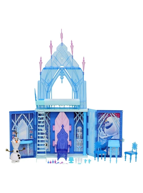 Disney Frozen: Elsa's Fold and Go Ice Palace Doll Playset