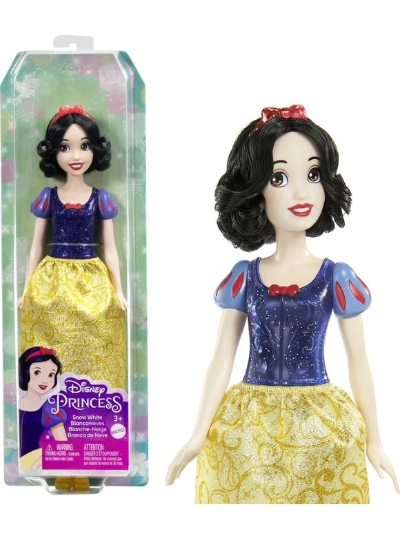 Disney Princess Snow White Fashion Doll with Black Hair, Brown Eyes & Hair Accessory