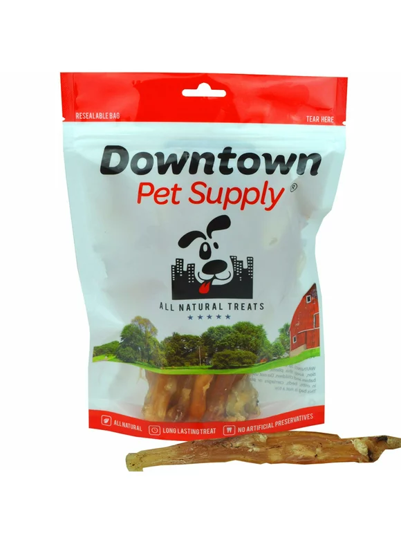 Downtown Pet Supply Dog Treats Beef Tendons Dog Chews 25 Pack Rawhide Free