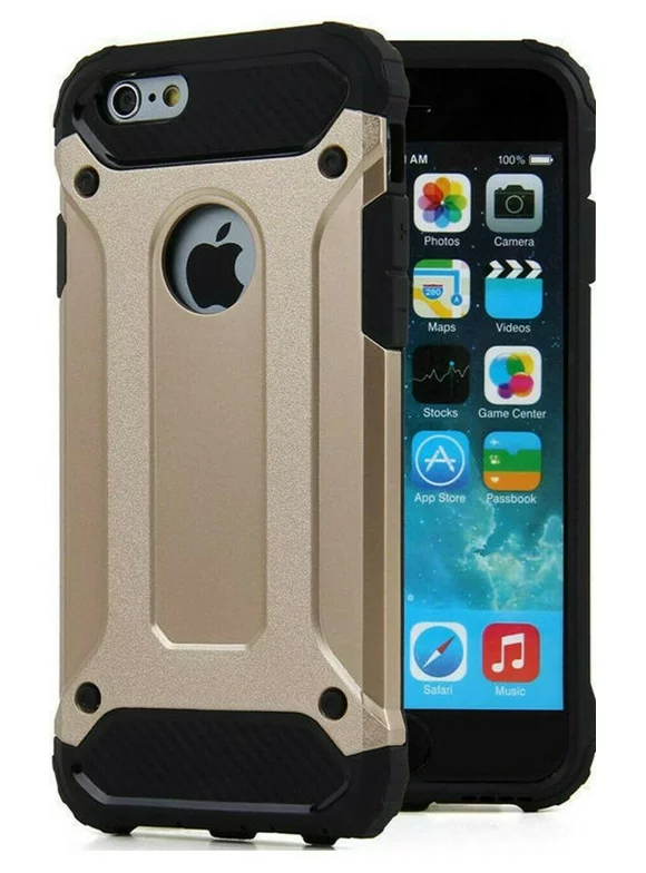 For iPhone 7 Case, Heavy-Duty Shockproof Protective Cover Armor, Shock Adsorption, Drop Protection, Lifetime Protection