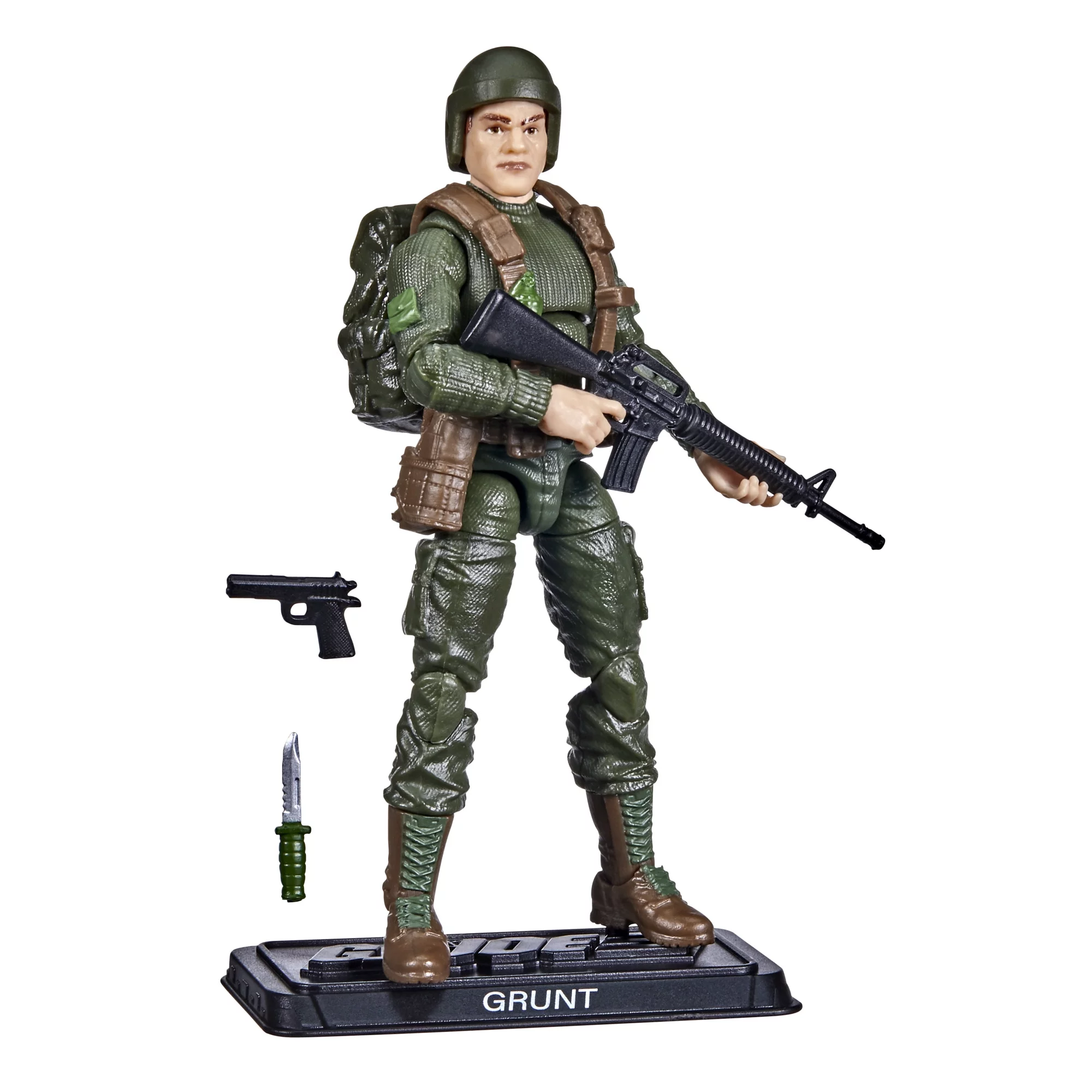 G.I. Joe: Retro Collection Robert “Grunt” Graves Kids Toy Action Figure for Boys and Girls (4”)