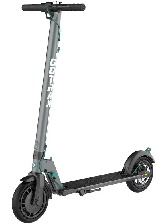 GOTRAX Rival Adult Electric Scooter, 8.5" Pneumatic Tire, Max 12 mile Range and 15.5Mph Speed, 250W Foldable Escooter for Adult, Charcoal Gray