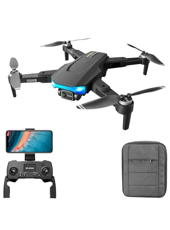 GoolRC GPS Drone with Camera, 6K UHD FPV Quadcopter with Live Video, Gravity Control, Anti-shake, Smart Follow Mode with Backpack Package