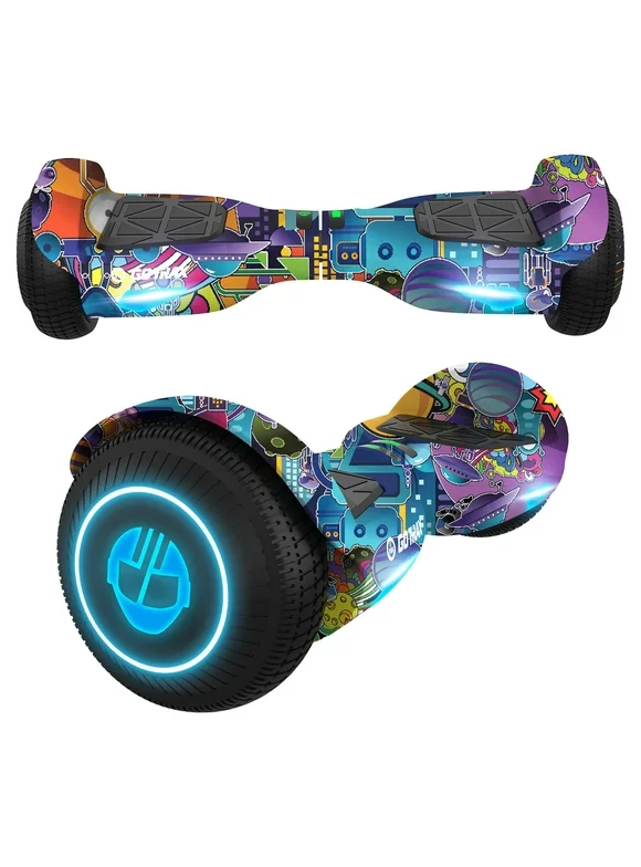 Gotrax Edge Hoverboard for Kids Adults, 6.5" Tires 6.2mph & 2.5 Miles Self Balancing Scooter, Galaxy