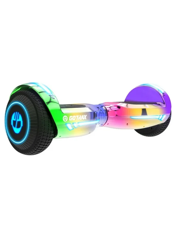 Gotrax Glide 6.5" Hoverboard for Kids Ages 6-12 with Bluetooth Speaker and Led Lights, Multicolor