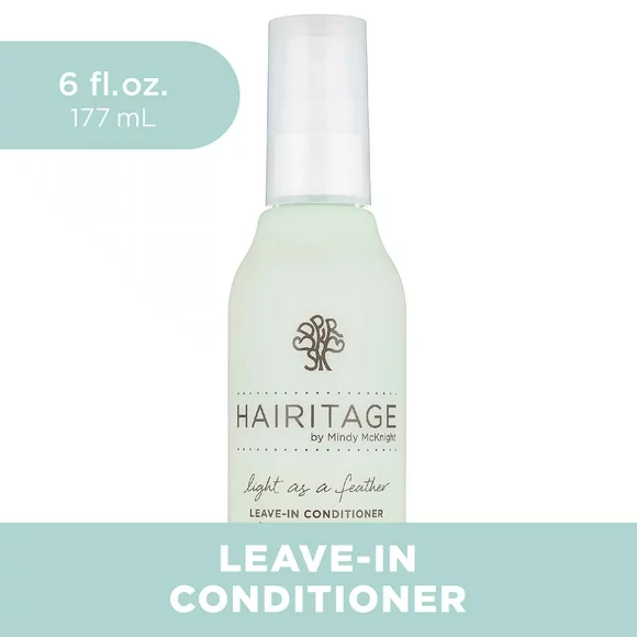 Hairitage Light as a Feather Detangling Leave in Spray Conditioner, 6 fl oz